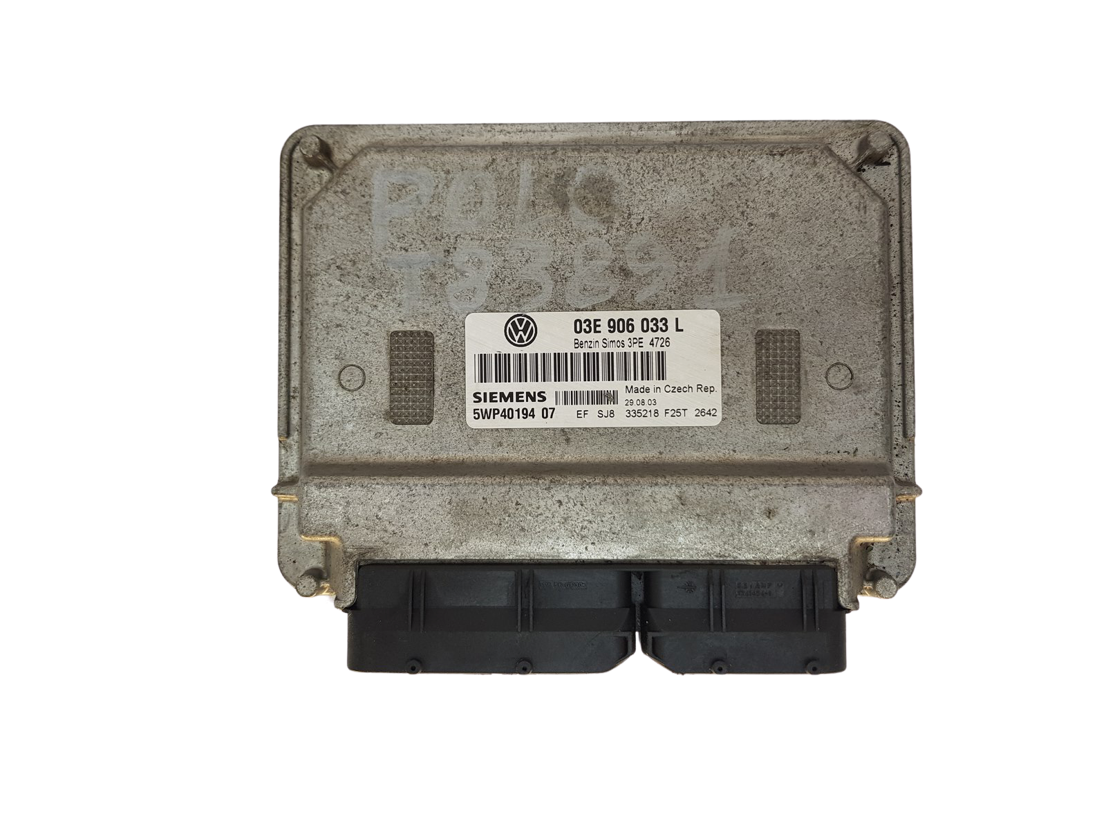 Valdymo Blokas 03E906033L 5WP40194 07 VW Siemens 30701 main product photo