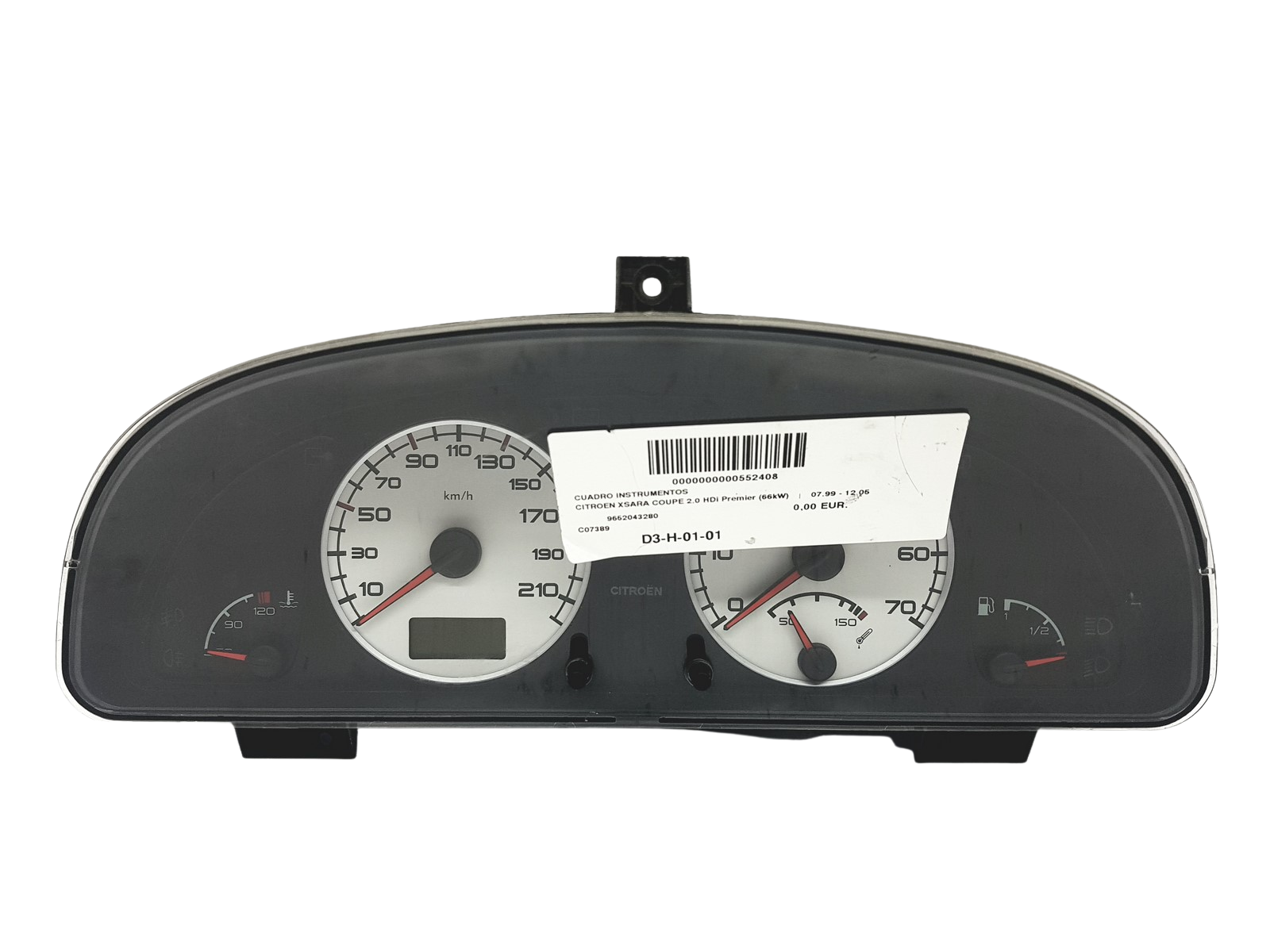 Spidometras Citroen Xsara 9652043280 B 00 55301 main product photo