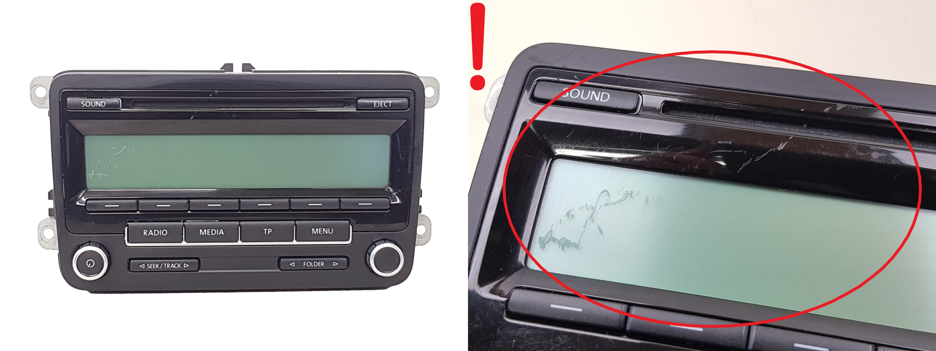 Radijas CD grotuvas VW 1K0035186AA 7647201360 Blaupunkt 1058 main product photo