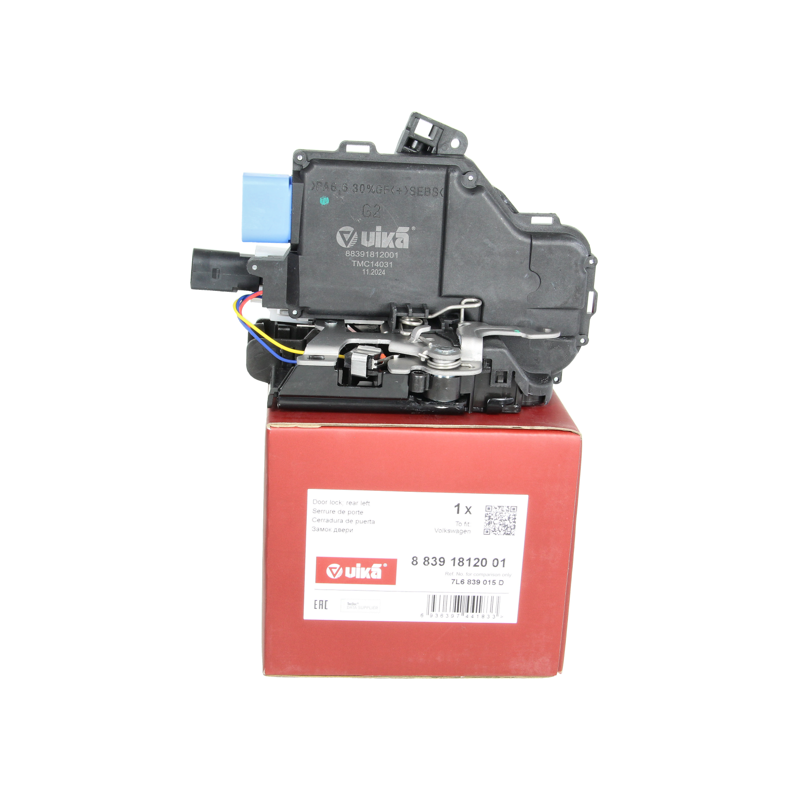 Durų užrakto mechanizmas Galas Kairė Vai VW Touareg 7L6839015D 88391812001 Vika main product photo