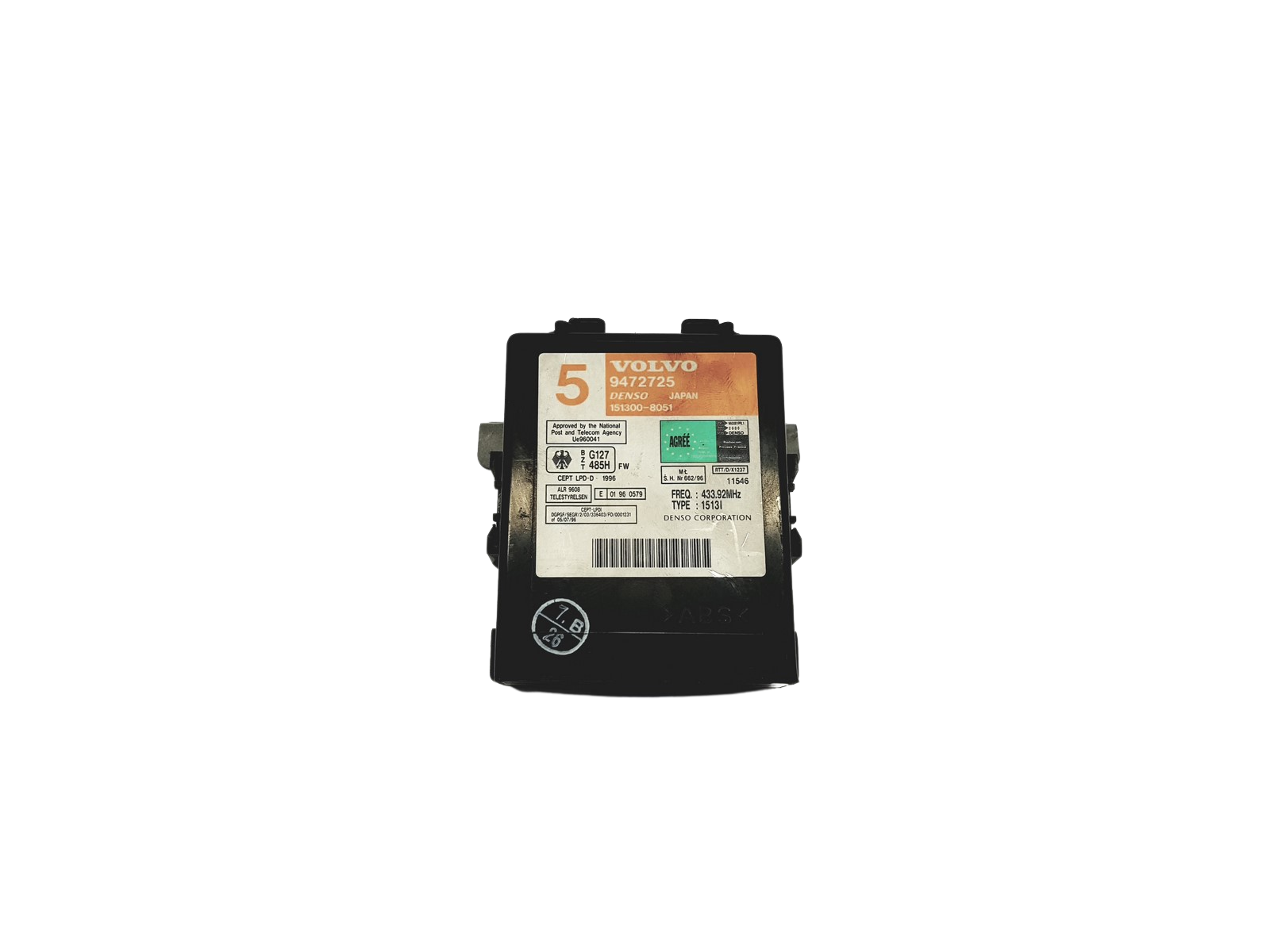 Užrakto Valdiklis Volvo 9472725 151300-8051 Denso 57902 main product photo
