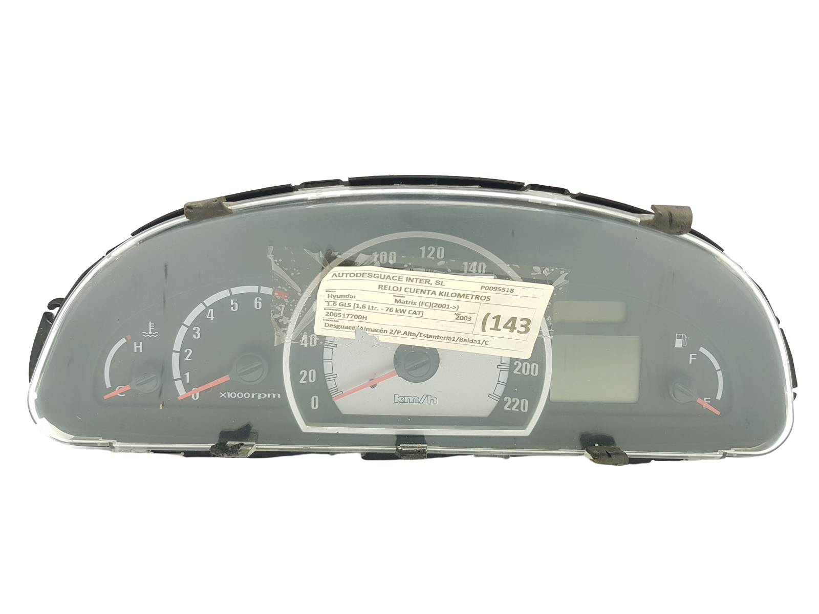 Spidometras Hyundai Matrix 94003-17340 2005-17700H 26914 main product photo