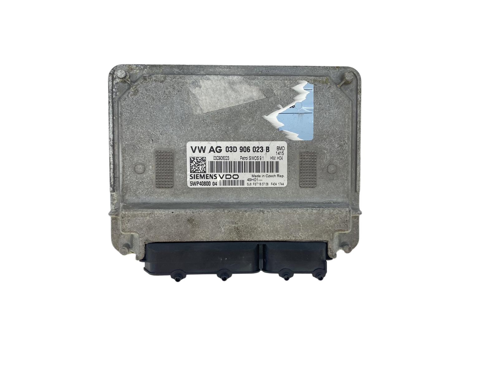 Valdymo Blokas 03D906023B 5WP40800 04 VW Siemens 57397 main product photo