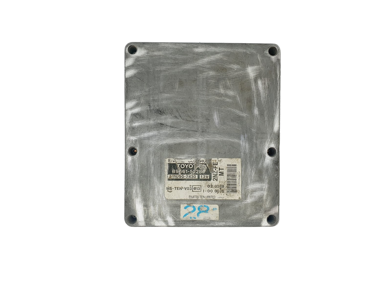 Valdymo Blokas 89661-52280 211000-7430 2NZ-FE Toyota Denso 47247 main product photo