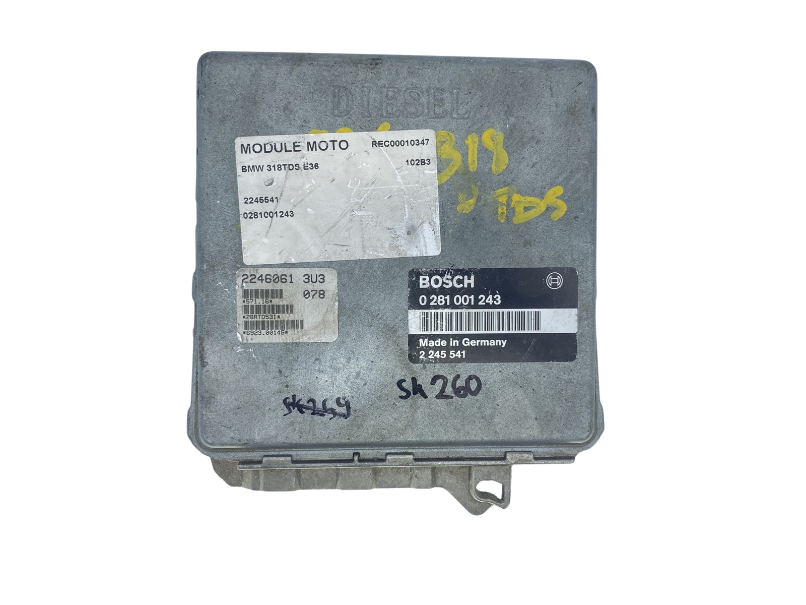 Valdymo Blokas BMW 2245541 0281001243 2246061 3U3 Bosch 54551 main product photo
