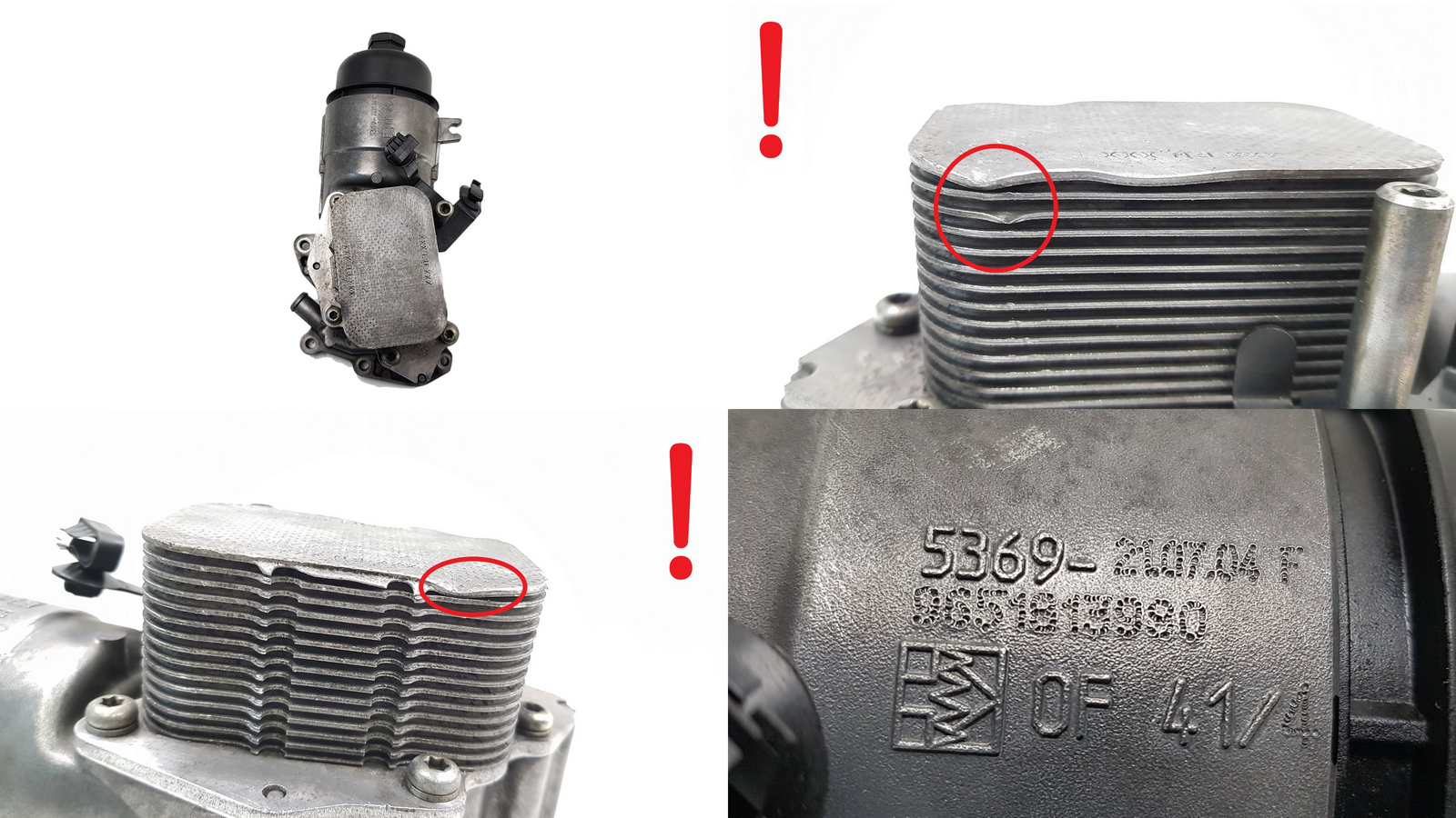 Alyvos Filtro Korpusas 9651813980 1103P0 1.6 HDI TDCi Citroen Peugeot Ford main product photo