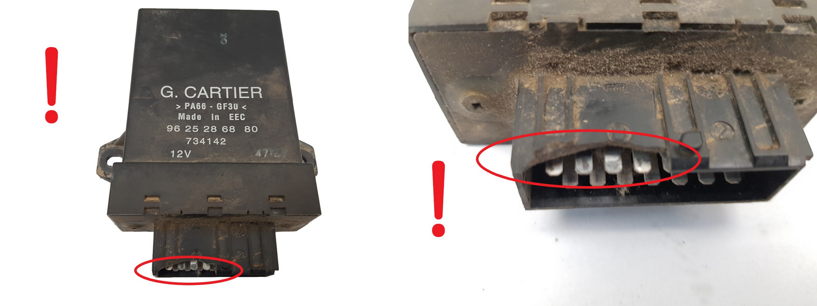 Ventiliatoriaus Relė 9625286880 G.CARTIER 734142 Citroen Peugeot 1028 main product photo
