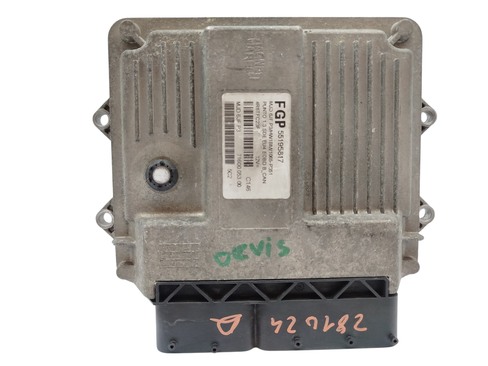 Valdymo Blokas Fiat Punto 1.3 MJD6JF.P3 55195817 main product photo