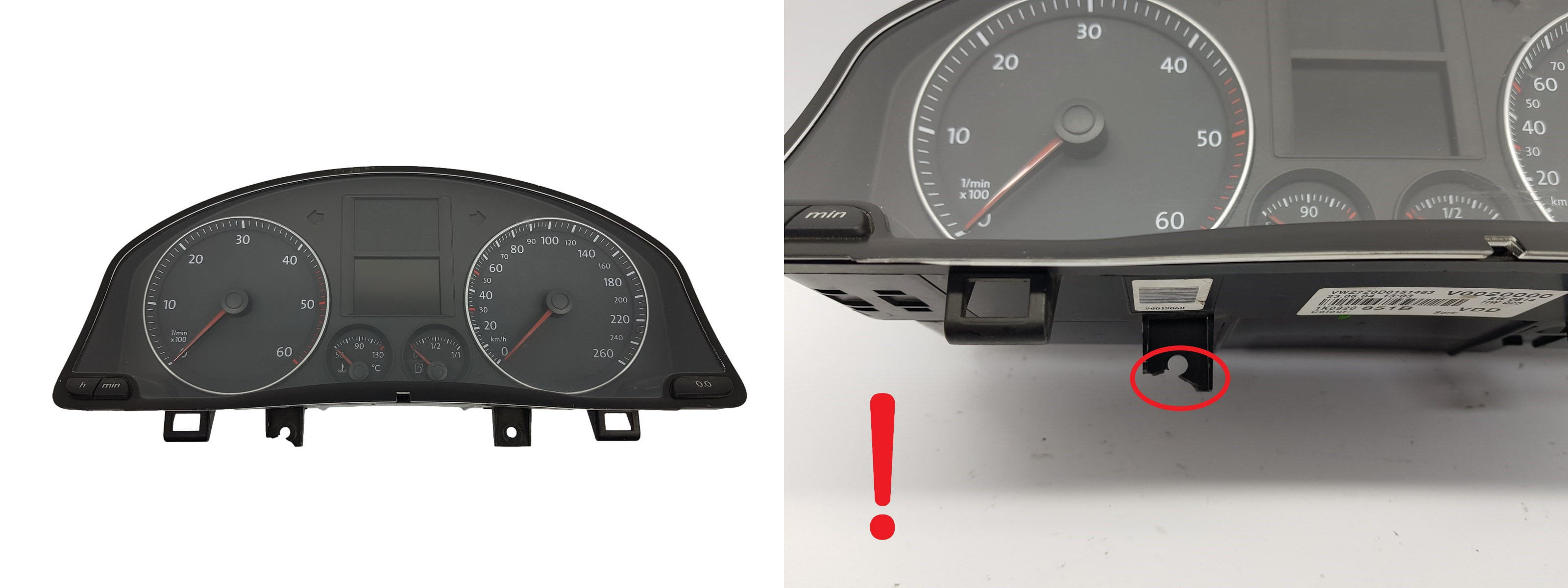 Tachometras VW Golf MK5 1K0920851B 2941 main product photo