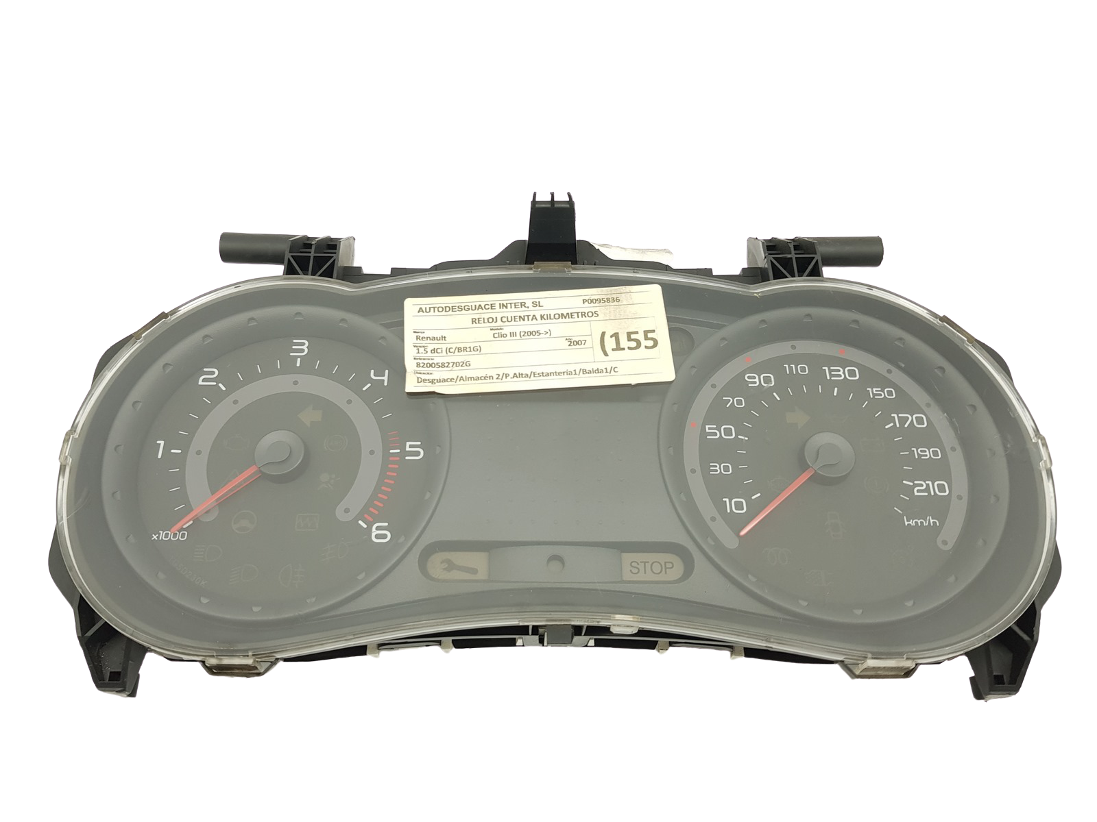 Tachometras Renault Clio 3 8200582702 G 27023 main product photo