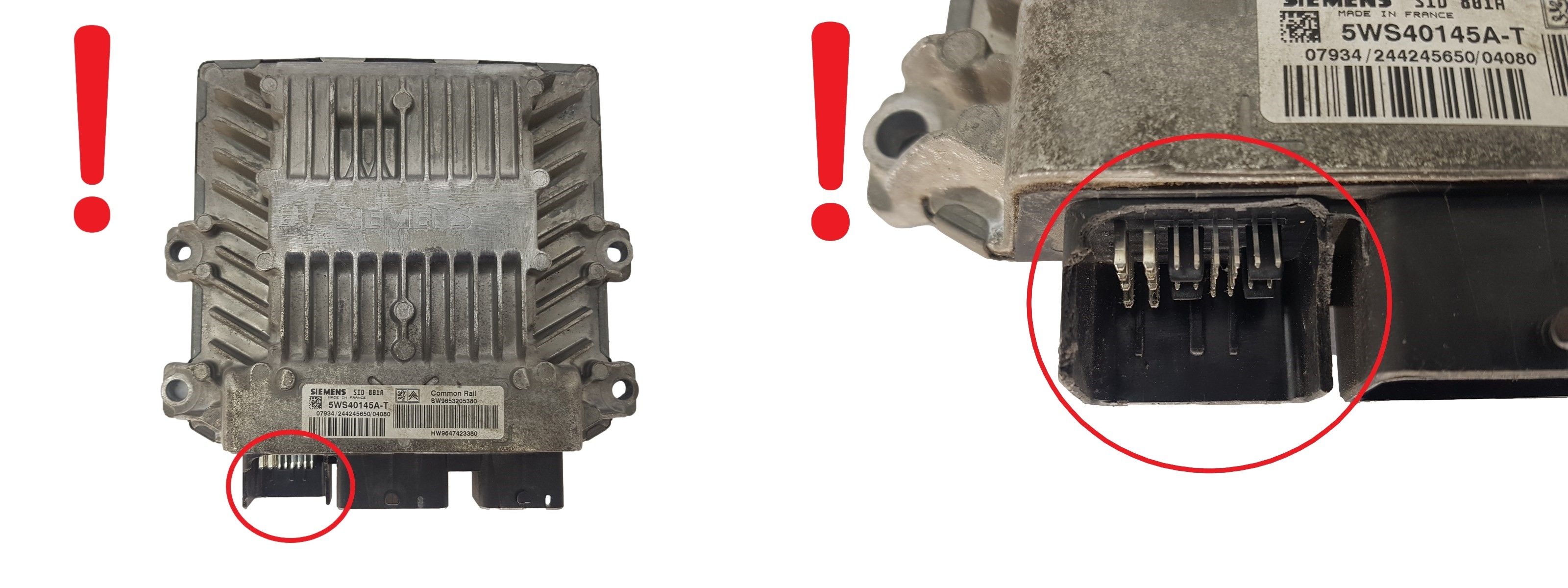 Valdymo Blokas 5WS40145A-T 9653205380 9647423380 PSA Siemens 3266 main product photo