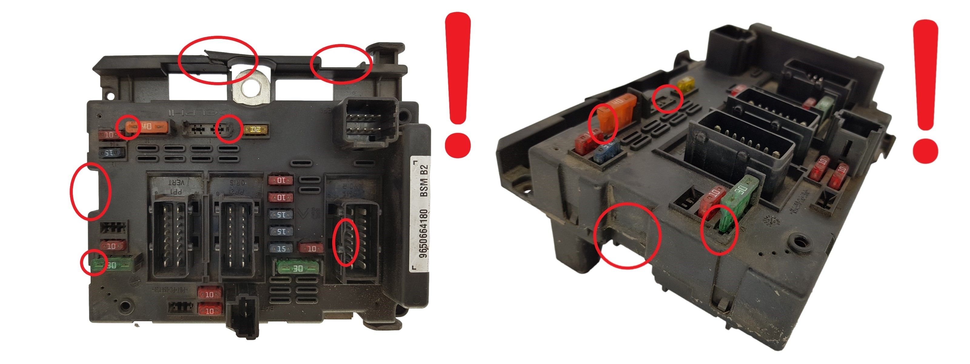 Valdymo Blokas BSM B2 9650664180 PSA Delphi 1523 main product photo