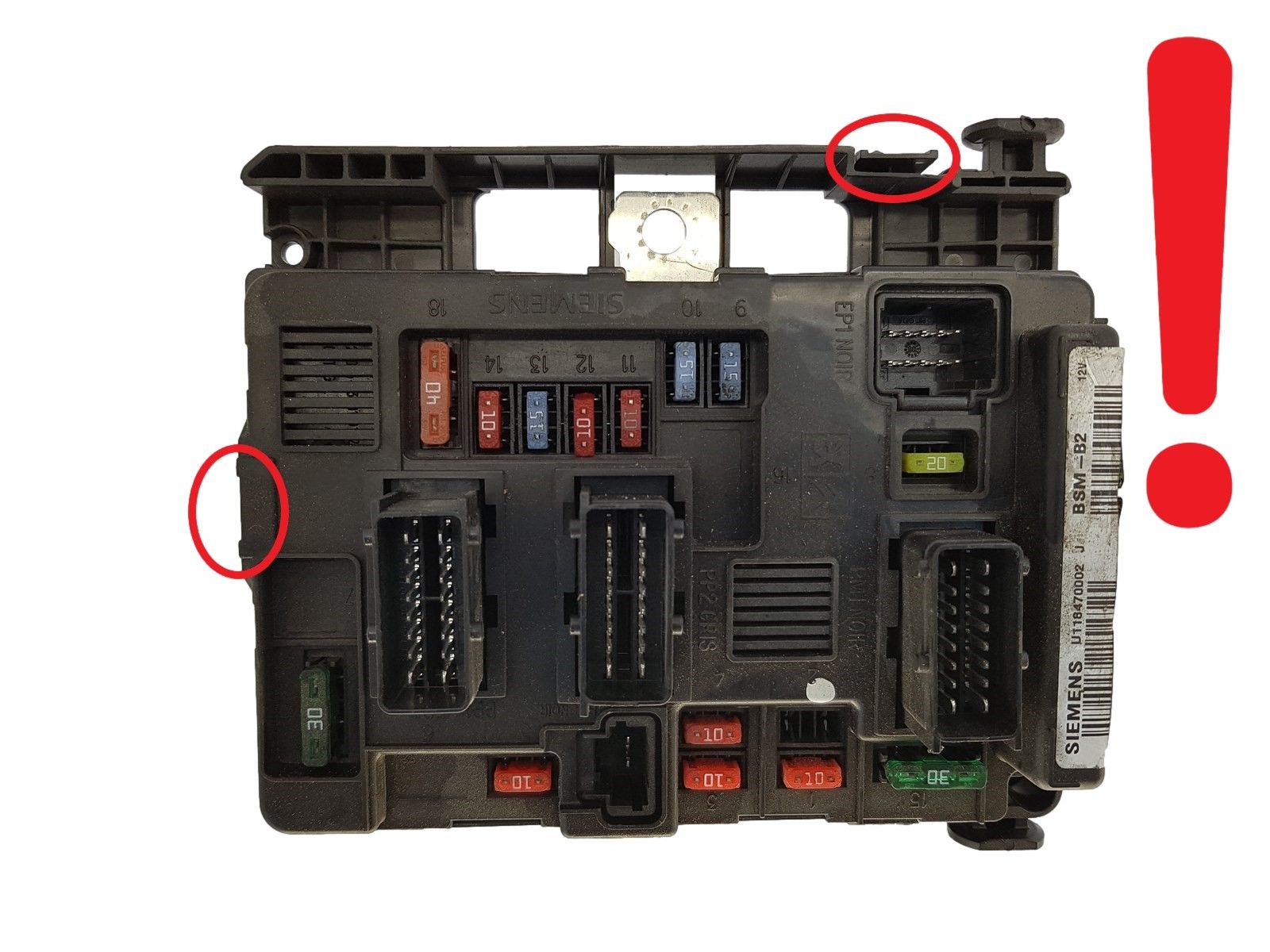 Valdymo Blokas BSM-B2 9650618580 U118470002J PSA Siemens 1248 main product photo