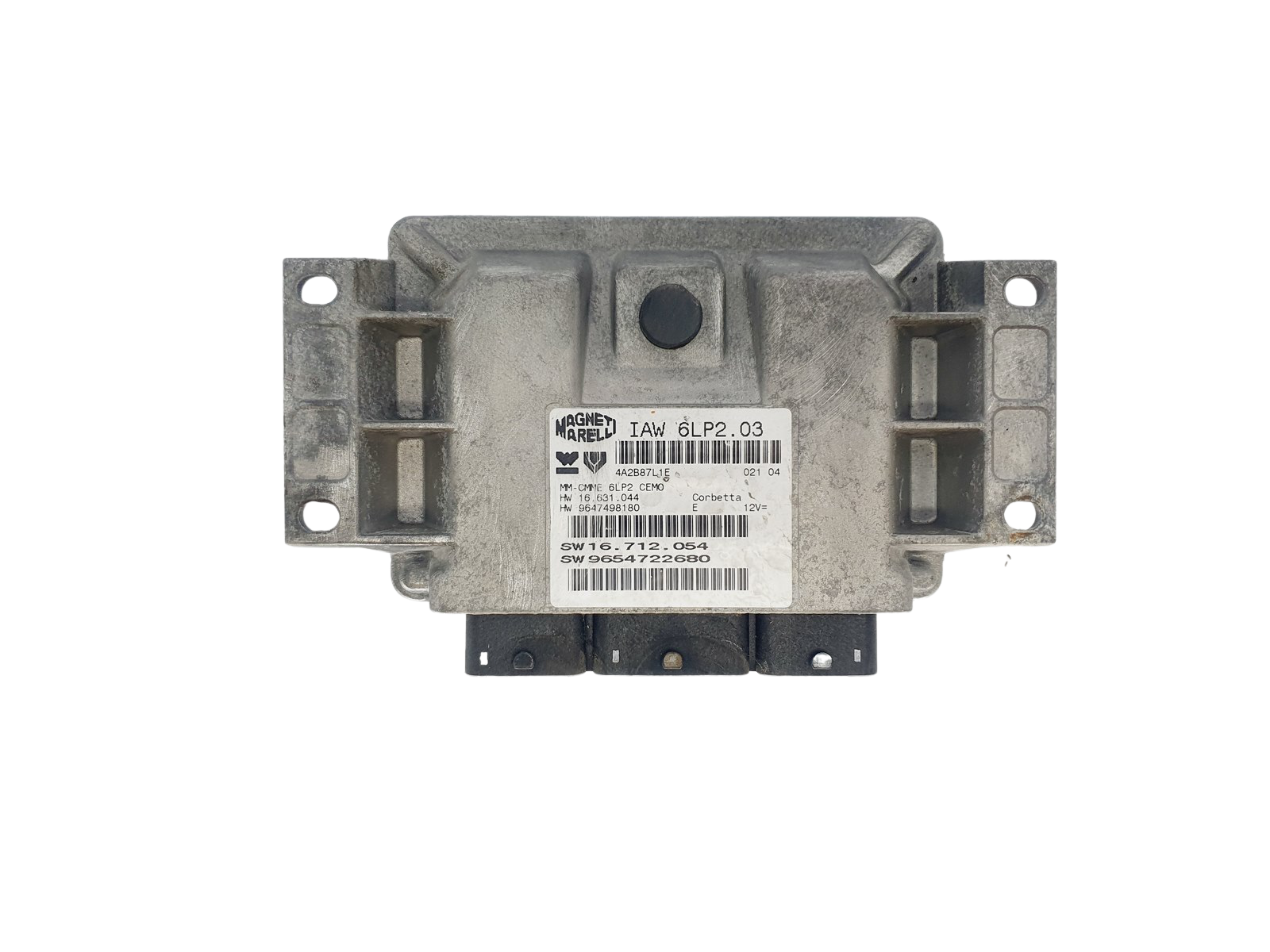 Valdymo Blokas PSA 9654722680 IAW6LP2.03 Magneti Marelli 45398 main product photo