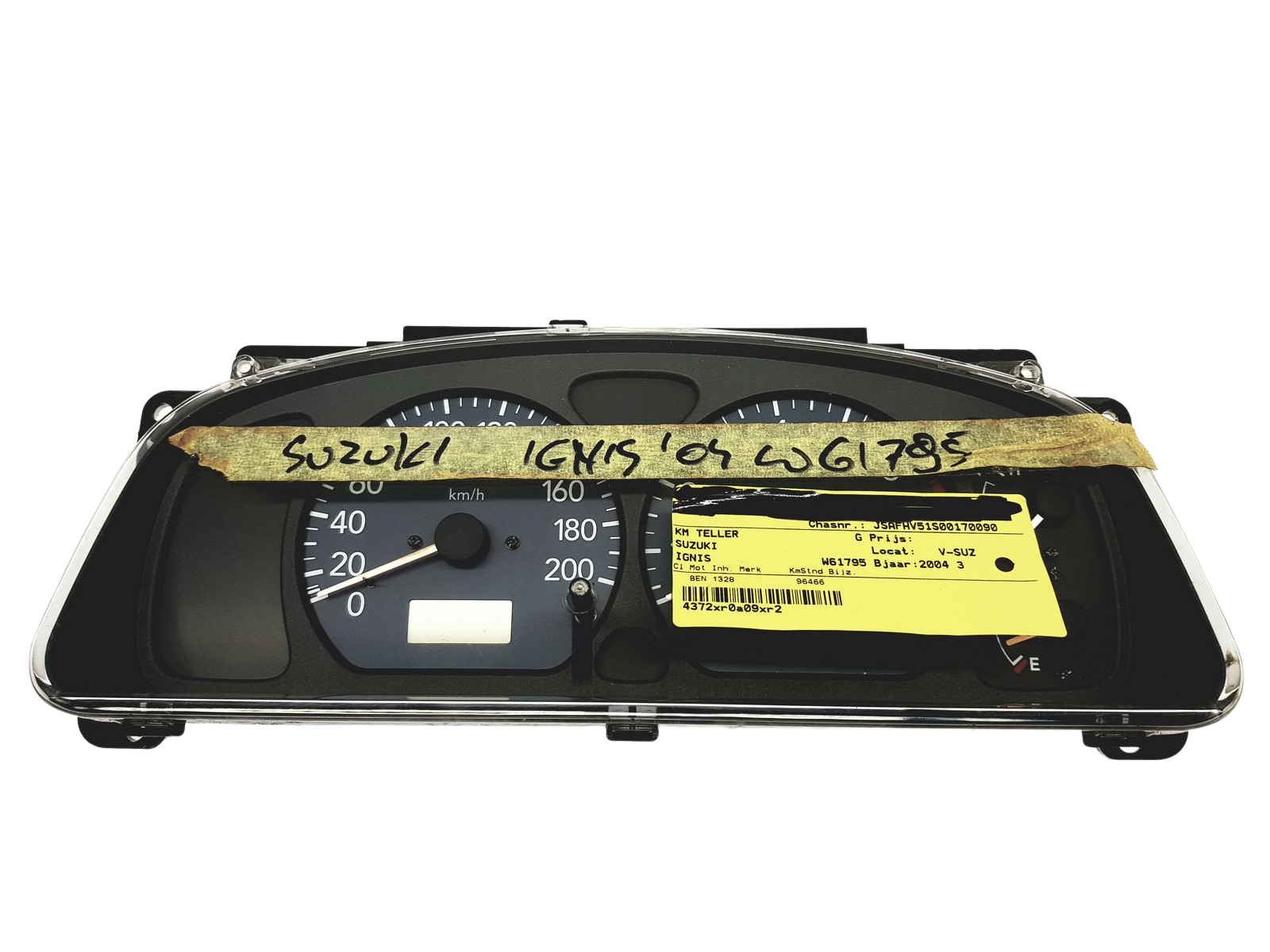 Tachometras Suzuki Ignis 34100-80G40 34100-8GA 53470 main product photo