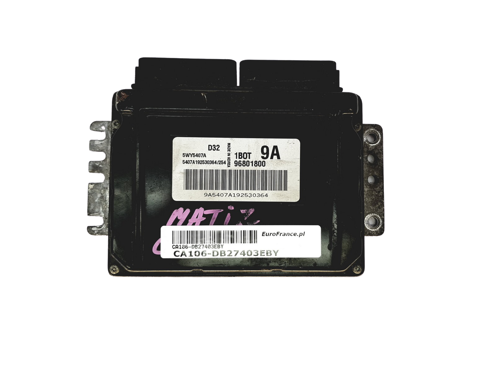 Valdymo Blokas 96801800 5WY5407A D32 1B0T 9A Chevrolet Kemsco 27403 main product photo