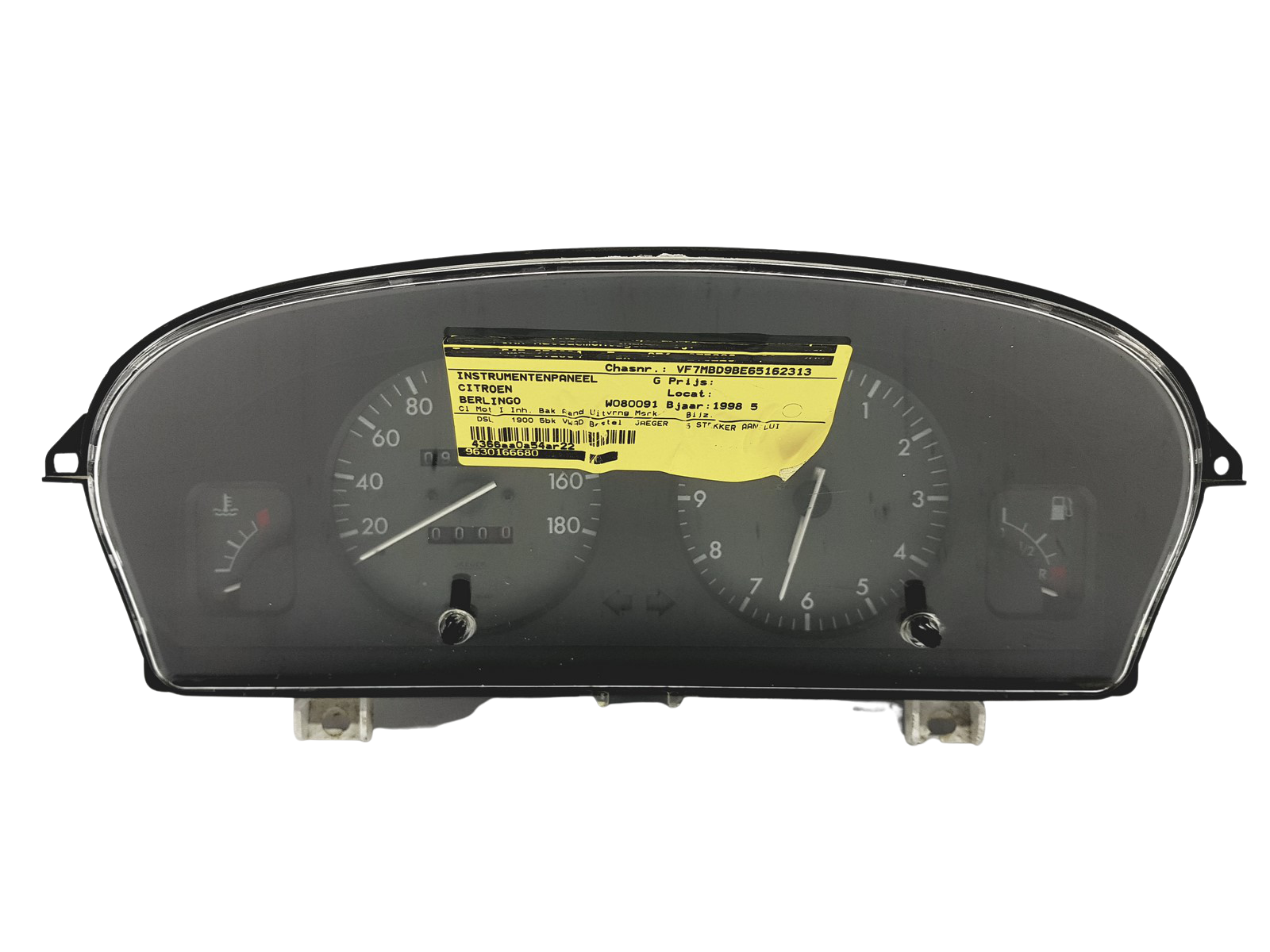 Spidometras Berlingo 1 Partner 1 9630166680 PSA 49602 main product photo