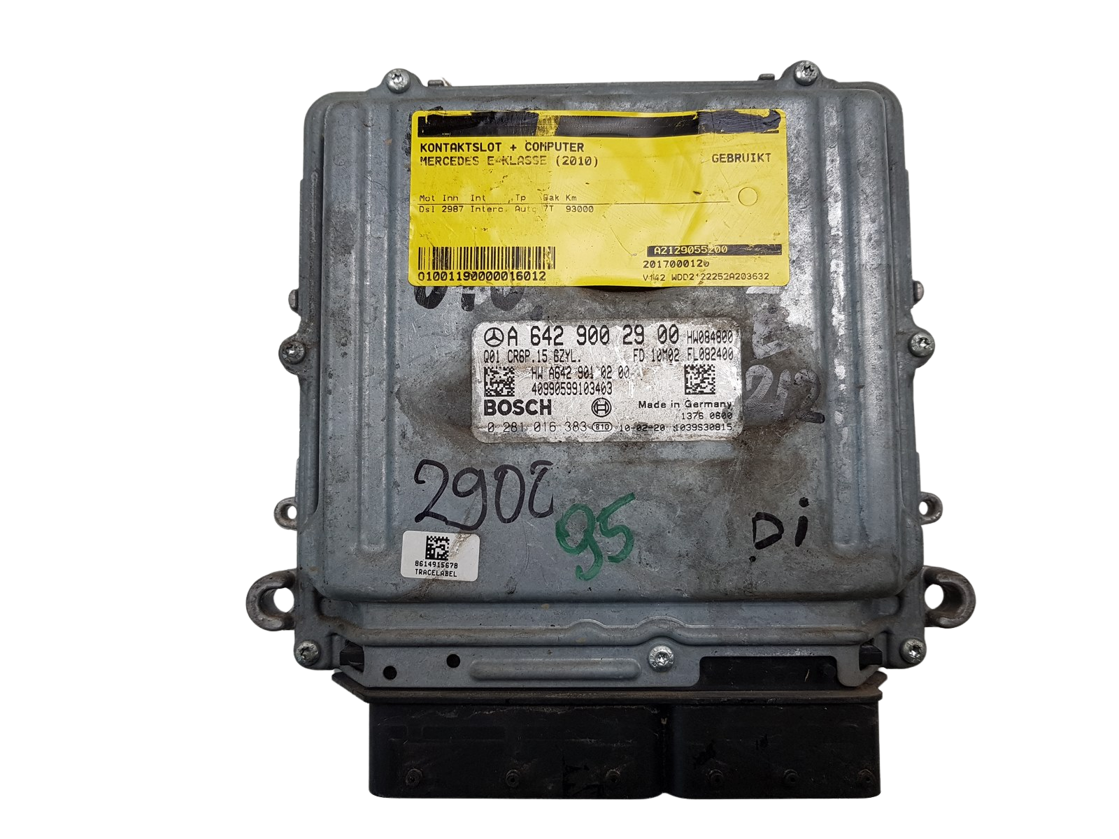 Valdymo Blokas Mercedes-Benz E A6429002900 0281016383 3.0 CDI 1079 main product photo