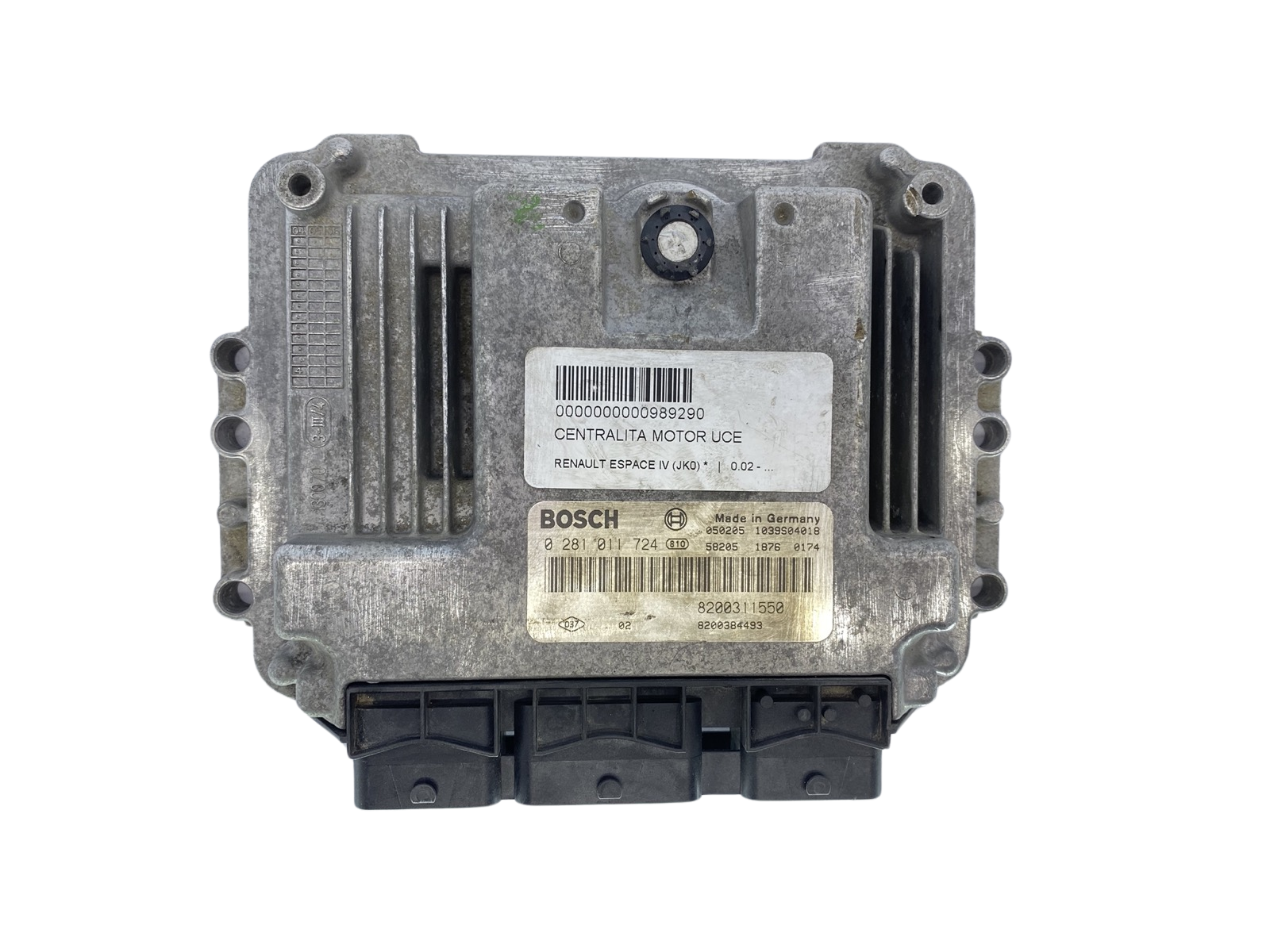 Valdymo Blokas 0281011724 8200311550 8200384493 Renault Bosch 63048 main product photo