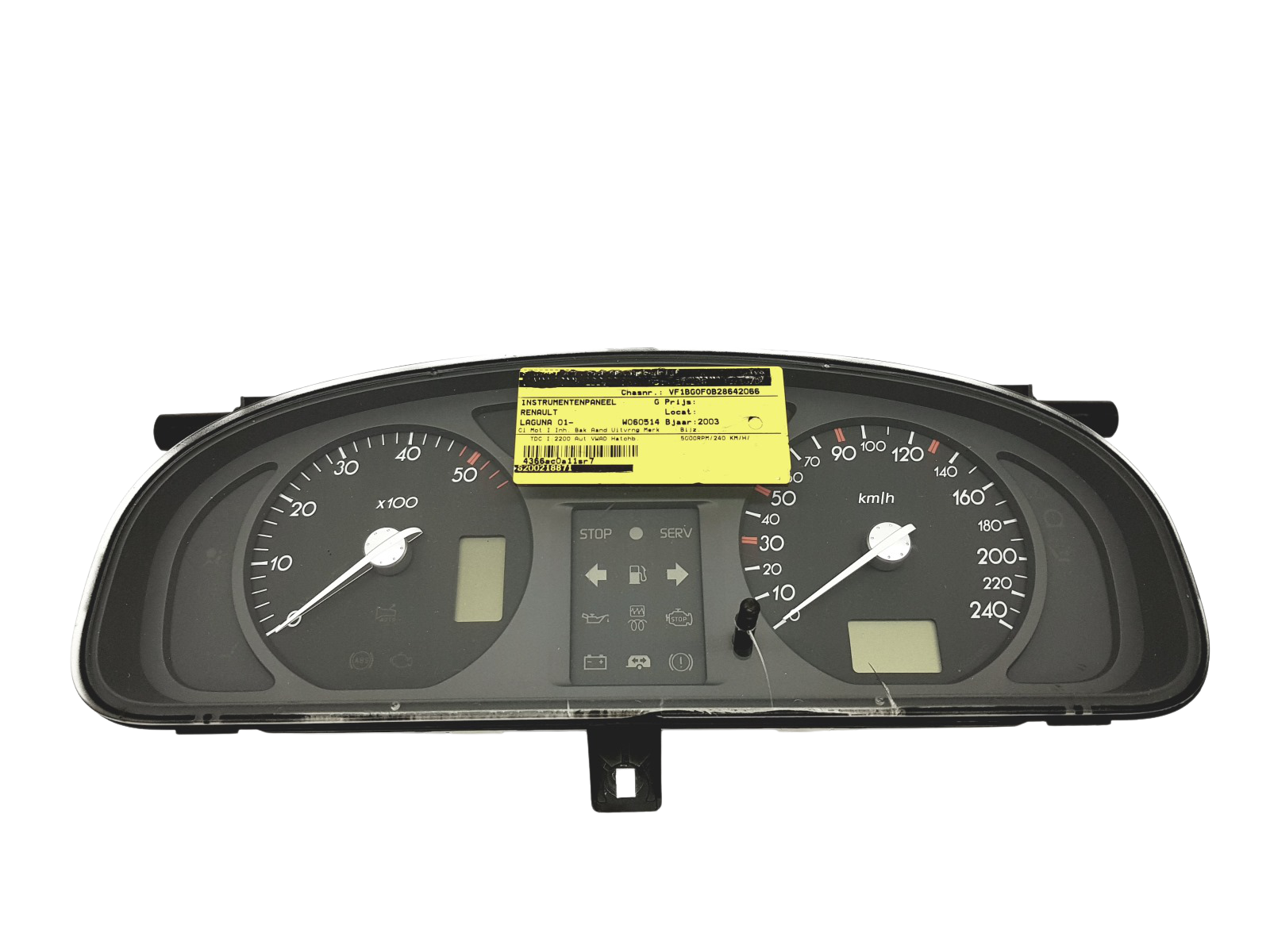 Tachometras Renault Laguna 2 8200218871 B 44828 main product photo