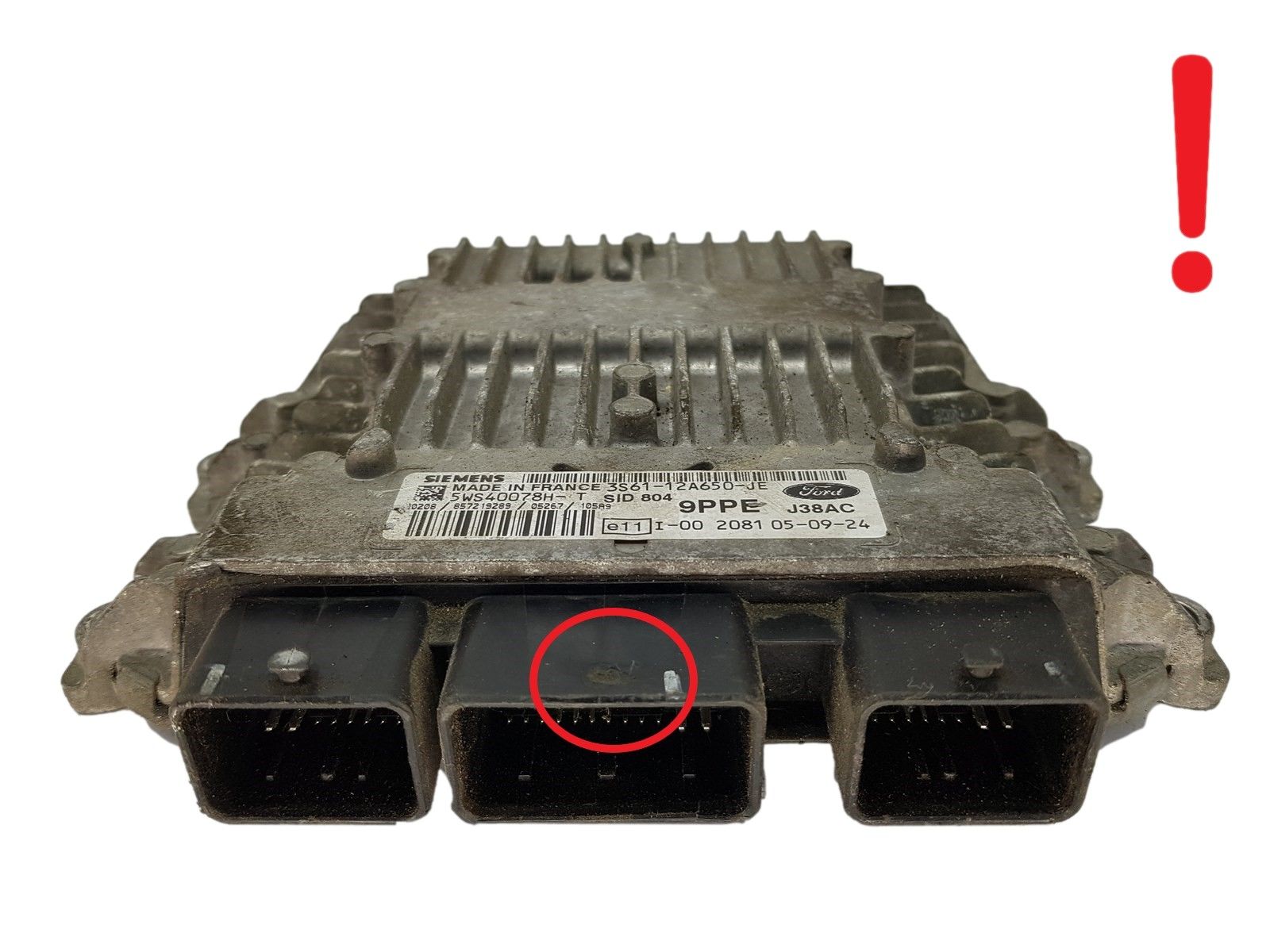 Valdymo Blokas 3S61-12A650-JE 5WS40078H-T SID 804 Ford Siemens 14824 main product photo