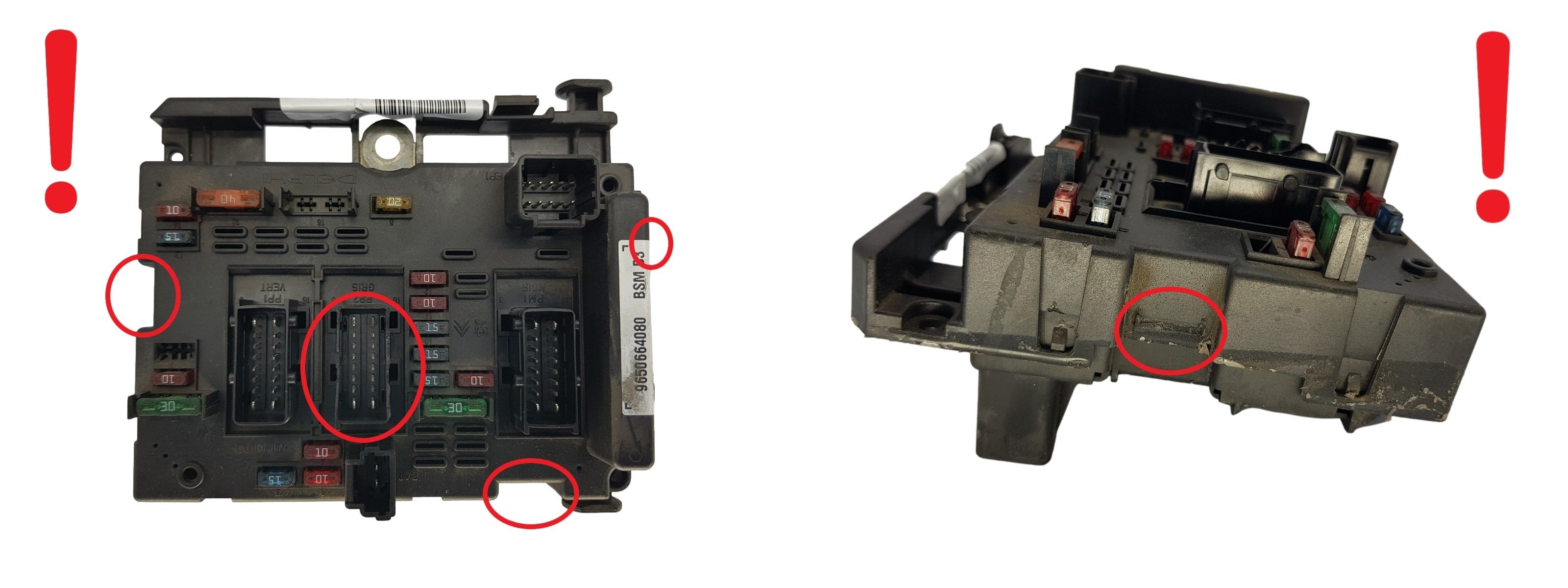 Valdymo Blokas BSM B3 9650664080 PSA Delphi 1678 main product photo