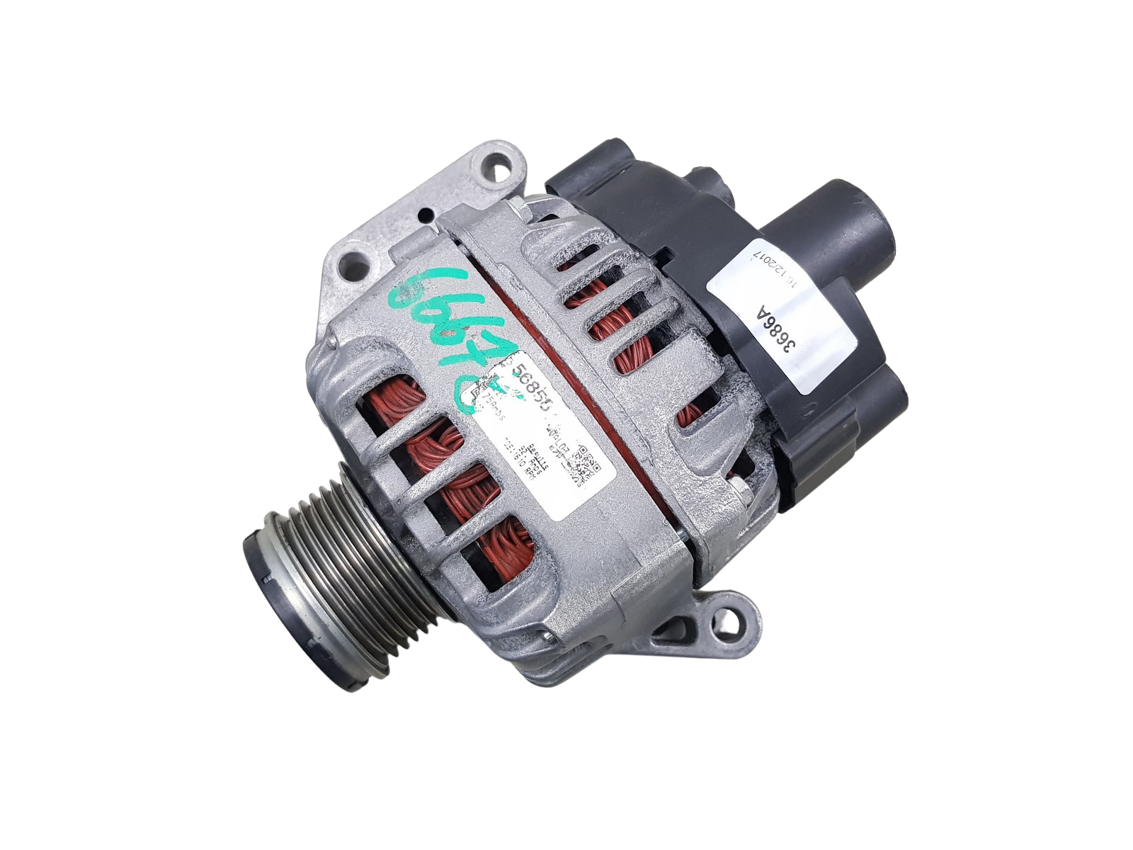 Generatorius 56858 75A 100864 Valeo Fiat Opel Ford Suzuki main product photo