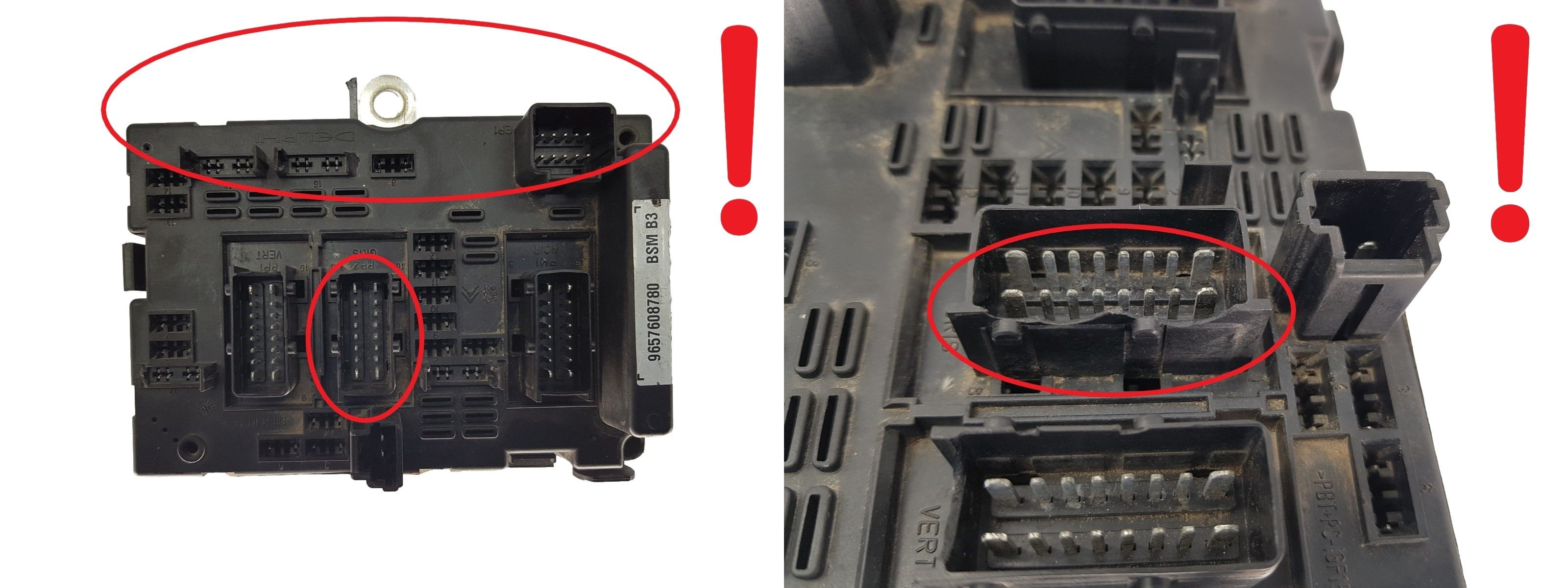 Valdymo Blokas BSM B3 9657608780 PSA Delphi 2289 main product photo