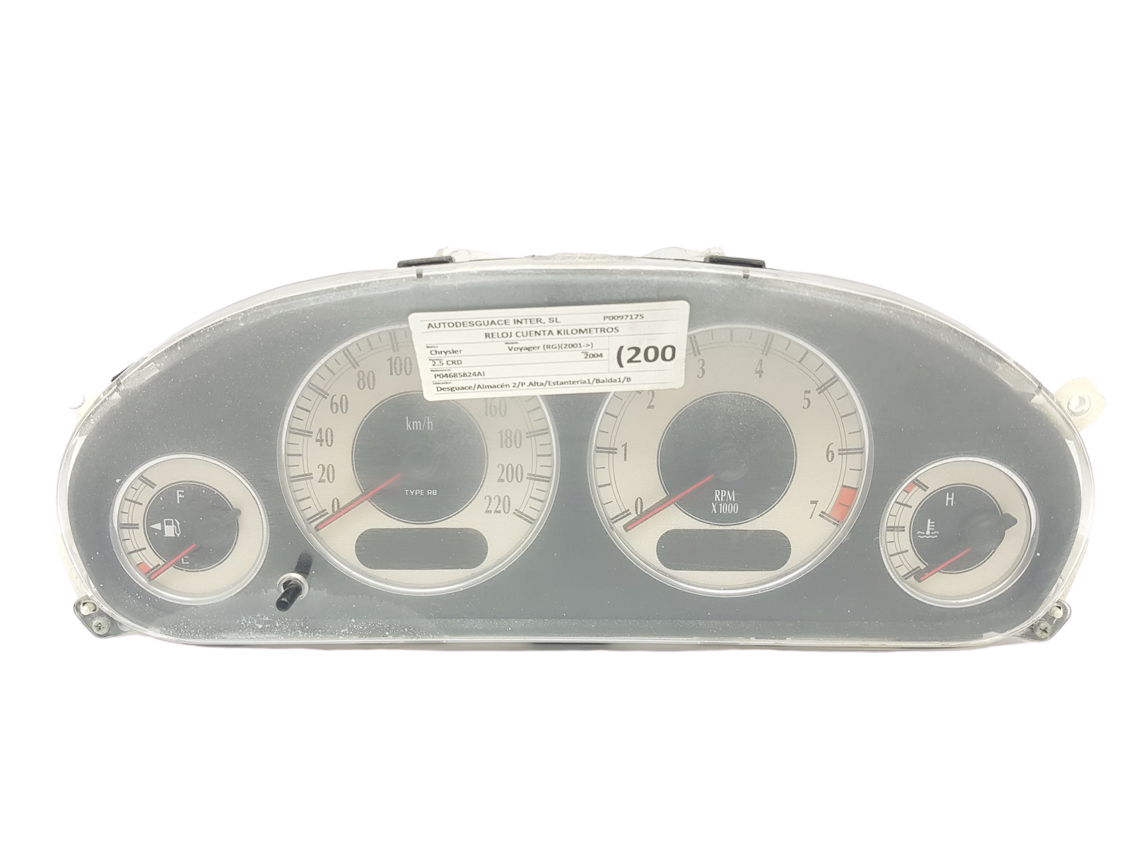 Spidometras Chrysler Voyager P04685824AI main product photo